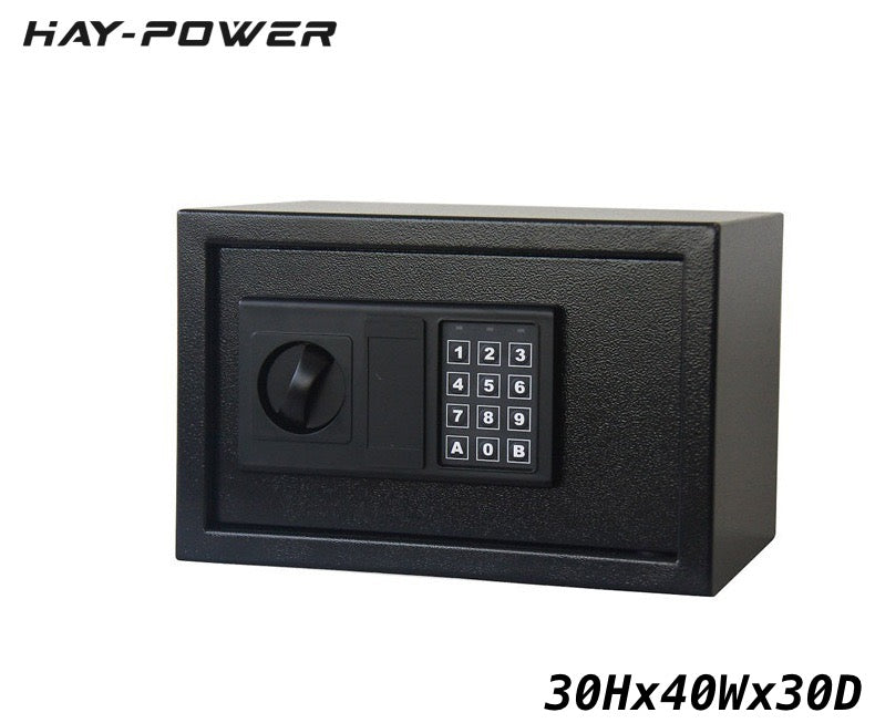 HAY-POWER Business & Home Security Black / Brand New Hay-Power Safe Box with Shelf - SM5