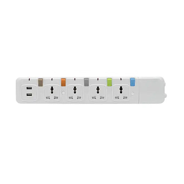 HAY-POWER Electronics Accessories White / Brand New Hay-Power 4 -Way Extension With USB BW-005USB