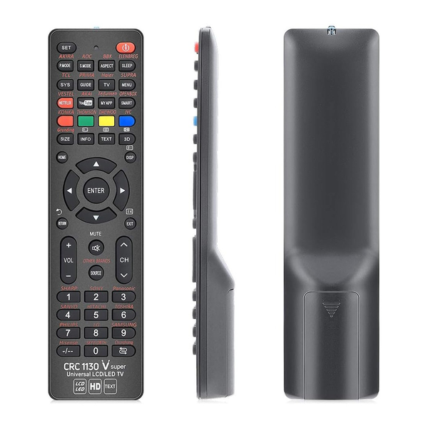 Hay-Tech Electronics Accessories CRC Universal 1130V Remote Control Fits for All Brand LCD LED HD Smart TV, Sub Samsung, Vizio, LG, Sony, Sharp, Panasonic,Toshiba, TCL, Hisense, Philips, JVC, Haier, Sanyo and More Brand TVs