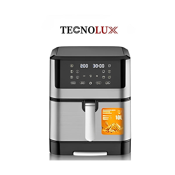 Hay-Tech Kitchen & Dining Black/silver / Brand New Tecnolux Digital Air Fryer 10L T-5339