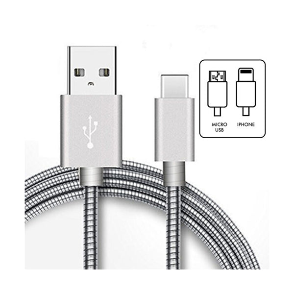 Hisoonton Electronics Accessories Hisoonton HST-209, 1 Meter Charging Cable, IOS & MicroUSB