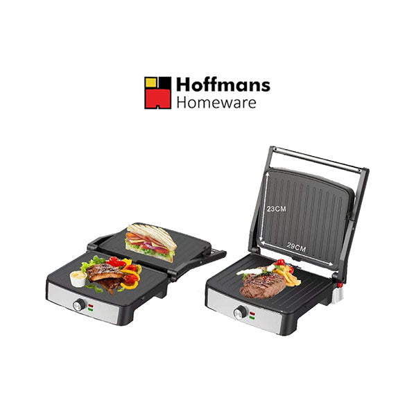 Hoffmans Kitchen & Dining Hoffmans Double Heating Elements Sandwich Maker Grill 2200W HM-3018