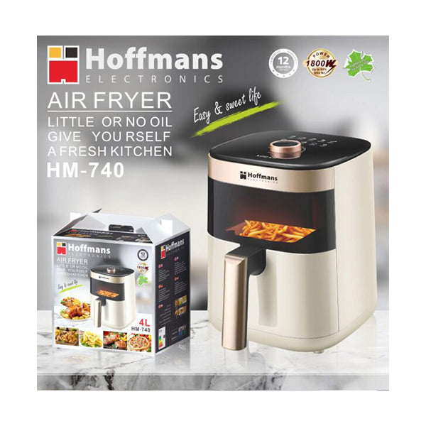 Hoffmans Kitchen & Dining Beige / Brand New Hoffmans HM-740, Air Fryer
