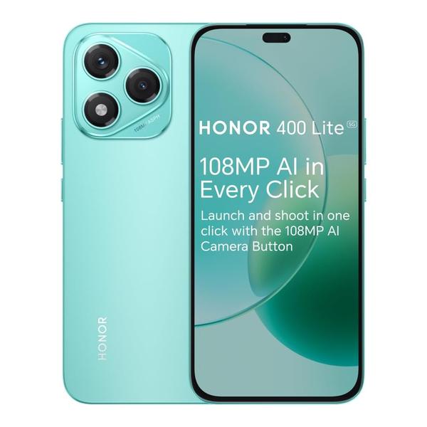 Honor Communications Marrs Green / Brand New Honor 400 Lite 5G AI Phone 16GB/256GB (8GB Extended RAM) + 365 Days Screen Replacement Warranty