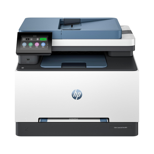 HP Print & Copy & Scan & Fax White / Brand New / 1 Year HP Color LaserJet Pro MFP 3303sdw 4.3" Display, Wireless, Print, Copy, Scan, Automatic Duplex, Print Speed: 25ppm, Black/Color), 50-sheet ADF