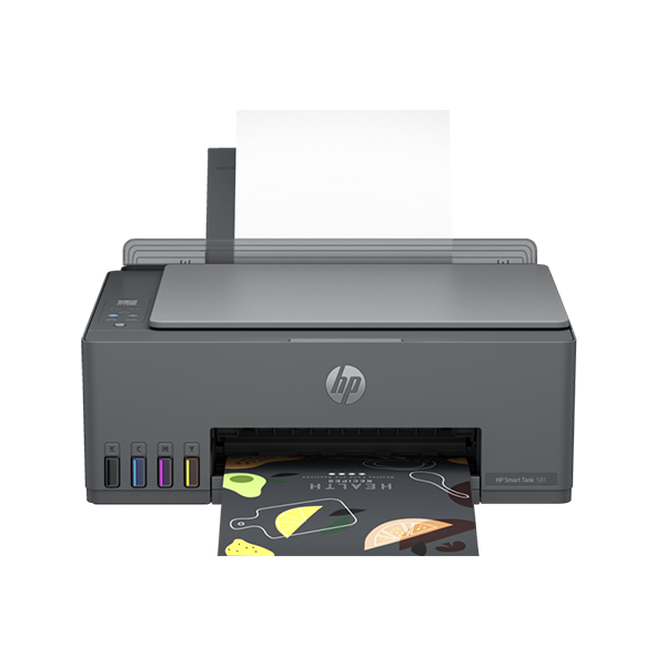 HP Print & Copy & Scan & Fax Black / Brand New / 1 Year HP Smart Tank 581 All-in-One Printer
