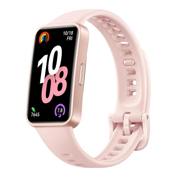 Huawei Jewelry Pink / Brand New / 1 Year Huawei Band 10 Smartwatch up to 14 Days Battery Life, iOS & Android, Average Sleep HRV and Sleep Insights with an AI-powered Fitness Monitoring Tracker, Sleep Breathing Awareness, Fast Charging, 1 Year Official Warranty