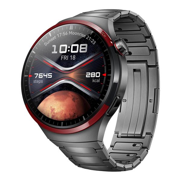 Huawei Jewelry Titanium Silver / Brand New Huawei Watch 4 Pro Space Edition Smartwatch for men-iOS & Android-Up to 21 Days Battery Life, Free Diving Up to 30 Meters, Fitness Tracker ECG and SPo2 -Titanium