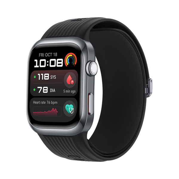 Huawei Jewelry Black / Brand New / 1 Year Huawei Watch D2, Smartwatch for Men Women Ambulatory Blood Pressure Monitoring, ECG, Sleep Breathing Awareness, Medically Certified, SpO2, iOS& Android, up to 6 Days Battery Life, Bluetooth Calling