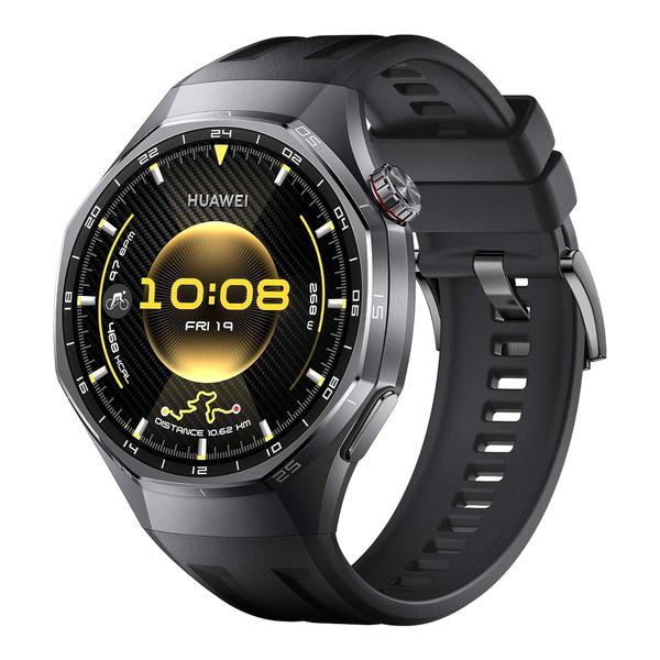 Huawei Jewelry Black / Brand New / 1 Year Huawei Watch GT 6 Pro 46mm Accurate GPS 46mm Smart Watch, 1.47''AMOLED Touchscreen, up to 21 Days Battery life, Pro-level Cycling, 100+ Sports Mode, iOS & Android, ECG Analysis, Health Monitoring, 1 Year Official Warranty