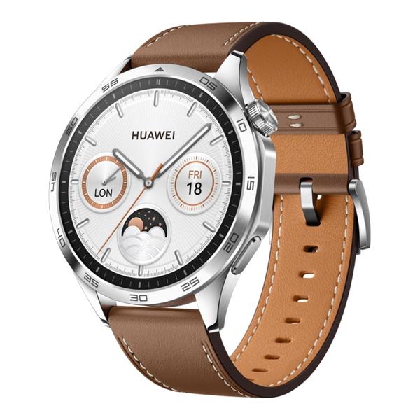 Huawei Jewelry Brown / Brand New / 1 Year HUAWEI WATCH GT5 46mm Smartwatch, upto14 Days Battery Life,Sharp-Edged Design, iOS & Android Compatible + 1 Year Official Warranty