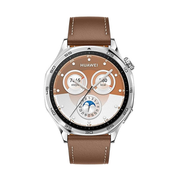 Huawei Jewelry Brown / Brand New HUAWEI WATCH GT5 46mm Smartwatch, upto14 Days Battery Life,Sharp-Edged Design, iOS & Android Compatible