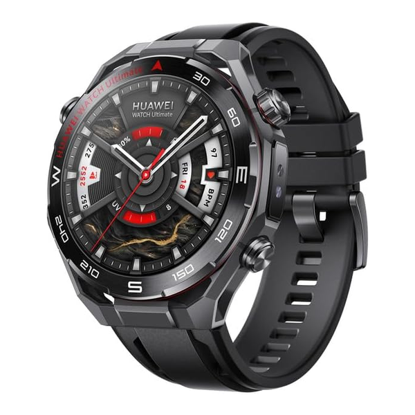 Huawei Jewelry Black / Brand New / 1 Year HUAWEI Watch Ultimate 2 Smartwatch, GPS, Liquid Metal Zirconium, Diving up to 150 Meters, Sonar-Based Underwater Communication, Accurate Health Monitor, eSIM