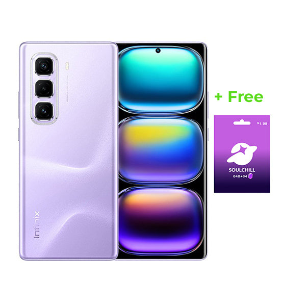 Infinix Communications Purple / Brand New / 1 Year Infinix Hot 50 Pro Plus 16GB/256GB (8GB Extended RAM)+ Free Soulchill 840 + 84 Free Crystals Voucher + 120 Days Screen Replacement Warranty