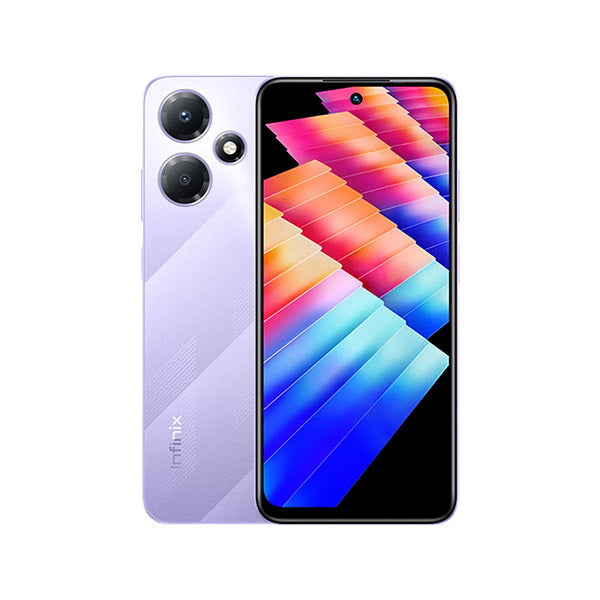 Infinix Mobile Phone Bora Purple / Brand New / 1 Year Infinix Hot 30 Play 8GB/128GB + 8GB Extended RAM (16GB)