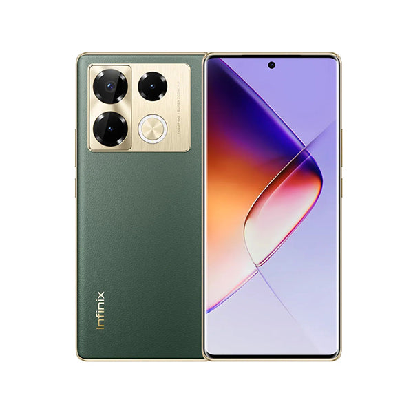 Infinix Mobile Phone Vintage Green / Brand New / 1 Year Infinix Note 40 Pro 4G 16GB/256GB (8GB Extended RAM)