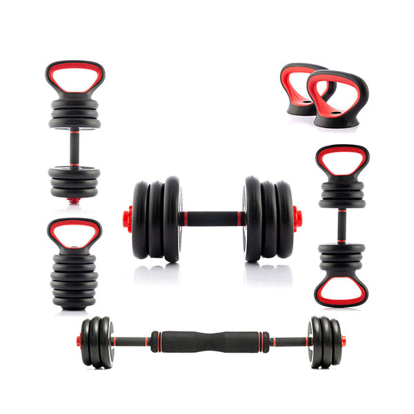 InnovaGoods Athletics Black / Brand New InnovaGoods 6-In-1 Set of Adjustable Weights with Exercise Guide Sixfit - V0103361