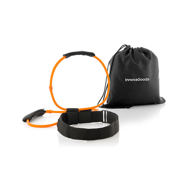 InnovaGoods Athletics Black / Brand New InnovaGoods Belt with Resistance Bands for Glutes and Exercise Guide Bootrainer - V0103038