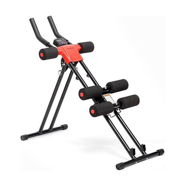 InnovaGoods Athletics Black / Brand New InnovaGoods Folding Abdominal Machine with Exercise Guide Plawer - V0103487