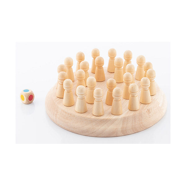 InnovaGoods Games Wood / Brand New InnovaGoods Wooden Memory Chess Taeda InnovaGoods 26 Pieces - V0101251