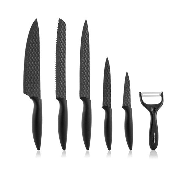 InnovaGoods Kitchen & Dining Black / Brand New InnovaGoods Diamond Knife Set Shard 6 Pieces - V0103603