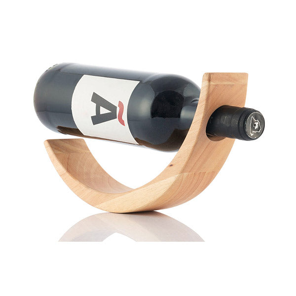 InnovaGoods Kitchen & Dining Wood / Brand New InnovaGoods Floating Wooden Wine Bottle Holder Woolance - V0103356