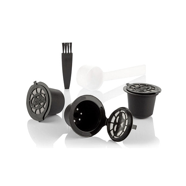 InnovaGoods Kitchen & Dining Black / Brand New InnovaGoods Set of 3 Reusable Coffee Capsules Recoff - V0103363