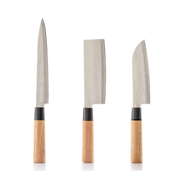 InnovaGoods Kitchen & Dining Wood / Brand New InnovaGoods Set of Knives with Professional Carry Case Damas - V0103200