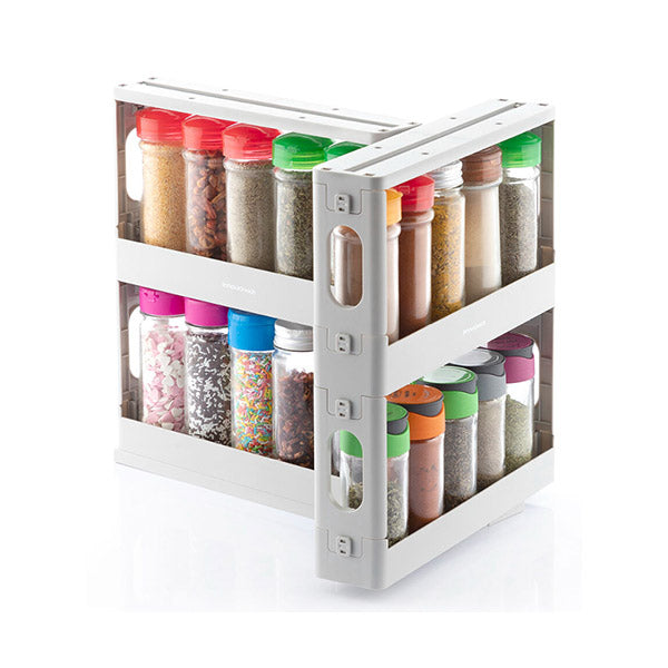 InnovaGoods Kitchen & Dining Grey / Brand New InnovaGoods Sliding and Pivoting Spice Organizer Rispick - V0103616