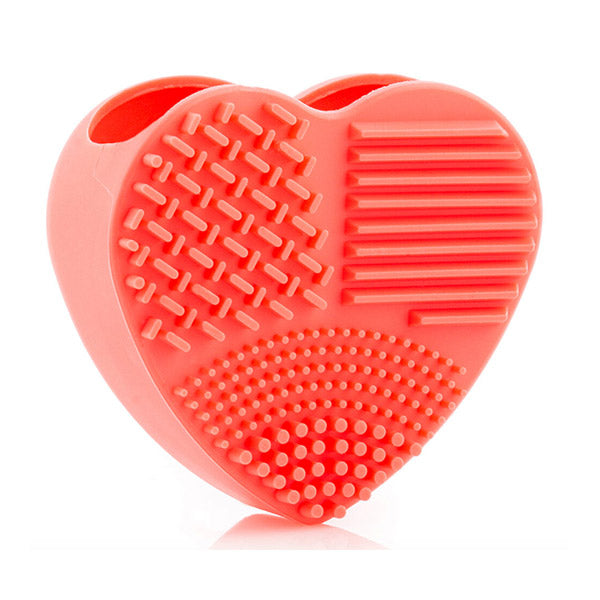 InnovaGoods Personal Care Red / Brand New InnovaGoods Make-Up Brush Cleaner Heart - V0101013