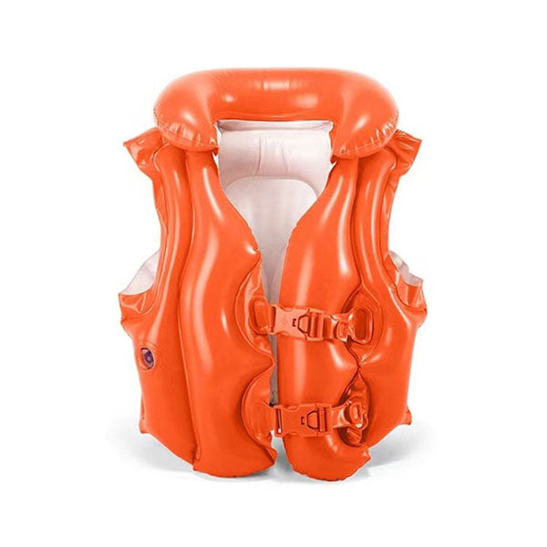 Intex Pool & Spa Intex Deluxe Swim Vest 3-6 Years with Collar, Peg Box, 50 cm x 47 cm - 58671
