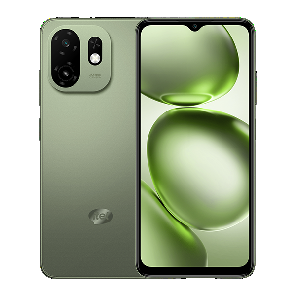 itel Communications Silk Green itel A100C 8GB/128GB (5GB Extended RAM) + 120 Days Screen Replacement Warranty