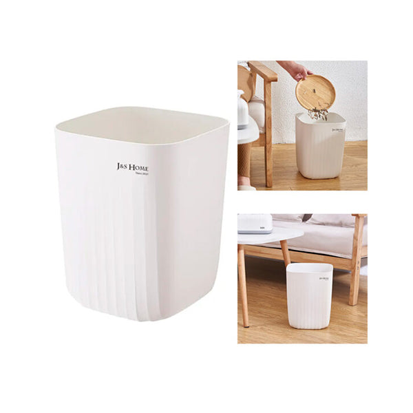 J&S Home Household Supplies White / Brand New J&S Home, Waste Bin Cheap Garbage, JS185186 - 98783