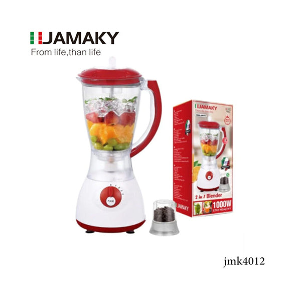 Jamaky Kitchen & Dining White / Brand New Jamaky, 2 in 1 blender, 1000W - JMK4012