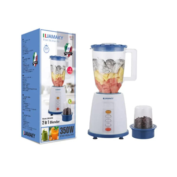 Jamaky Kitchen & Dining Blue / Brand New Jamaky, 2 In 1 Blender - JMK4008