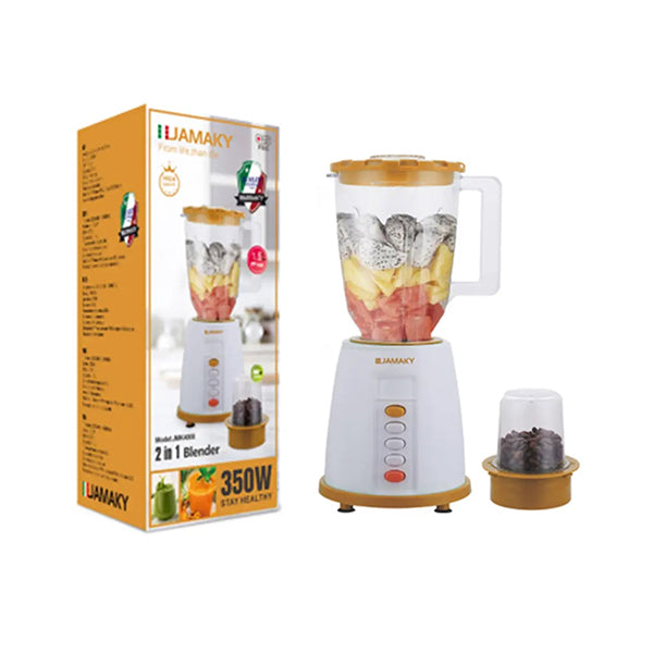 Jamaky Kitchen & Dining Orange / Brand New Jamaky, 2 In 1 Blender - JMK4008