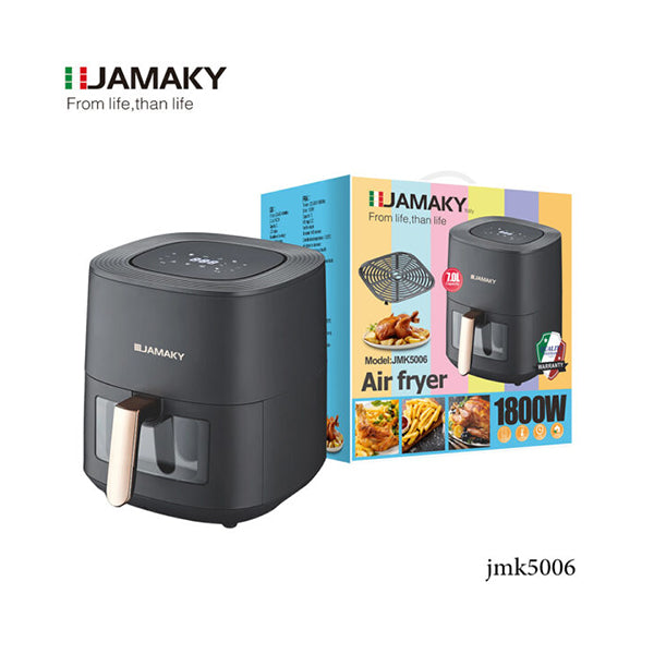 Jamaky Kitchen & Dining Black / Brand New Jamaky, Air fryer 1800 watts, 7 Ltr - JMK5006