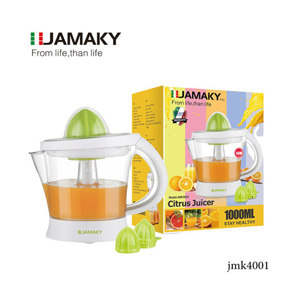 Jamaky Kitchen & Dining White / Brand New Jamaky, Citrus Juicer 500 ml 50W - JMK4001