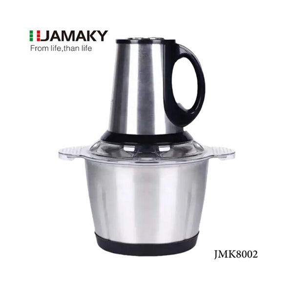 Jamaky Kitchen & Dining Black/silver / Brand New Jamaky, Grinder Food Processor 3 Ltr - JMK8002