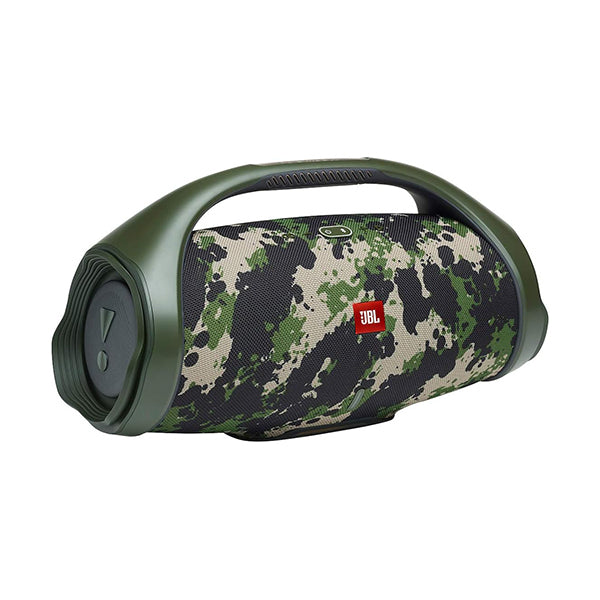 JBL Audio Green Camouflage / Brand New / 1 Year JBL Boombox 2 - Portable Bluetooth Speaker, Powerful Sound and Monstrous Bass, IPX7 Waterproof, 24 Hours of Playtime, Powerbank, JBL PartyBoost for Speaker Pairing, Speaker for Home and Outdoor