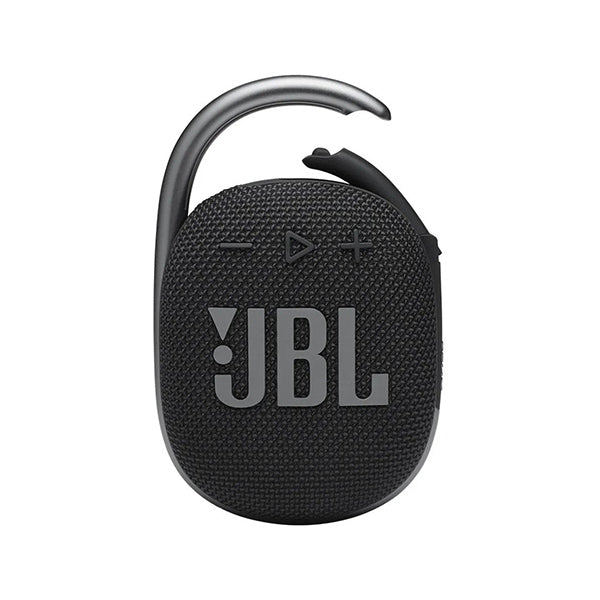 JBL Audio Black / Brand New / 1 Year JBL Clip 4: Portable Speaker with Bluetooth, Built-in Battery, Waterproof and Dustproof Feature