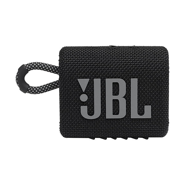 JBL Audio Black / Brand New JBL Go 3: Portable Speaker with Bluetooth, Built-in Battery, Waterproof and Dustproof