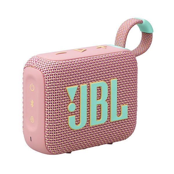 JBL Audio Pink / Brand New JBL Go 4: Ultra-Portable, Waterproof, and Dustproof Bluetooth Speaker, 7-Hour Built-in Battery, Made in Part with Recycled Materials