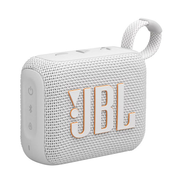 JBL Audio White / Brand New JBL Go 4: Ultra-Portable, Waterproof, and Dustproof Bluetooth Speaker, 7-Hour Built-in Battery, Made in Part with Recycled Materials