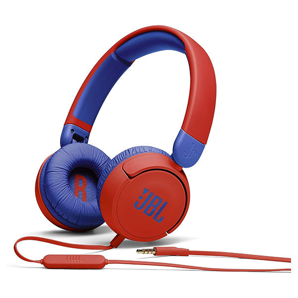 JBL Audio Red / Brand New / 1 Year JBL JR 310, On-Ear Children's over-ear headphones with aux cable and built-in microphone