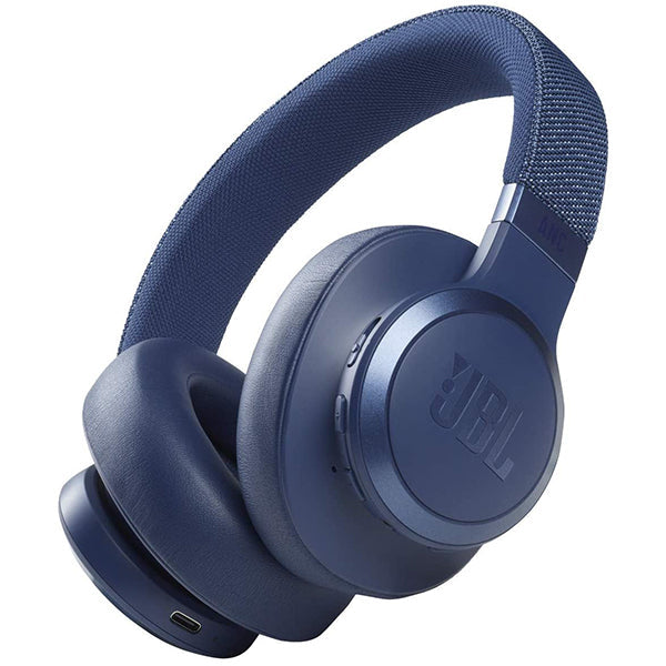 JBL Audio Blue / Brand New JBL Live 660NC - Wireless Over-Ear Noise Cancelling Headphones with Long Lasting Battery and Voice Assistant