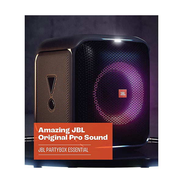 JBL PartyBox On-The-Go Powerful Portable Bluetooth Party Speaker with  Dynamic Light Show & Charge 5 - Portable Bluetooth Speaker with IP67  Waterproof