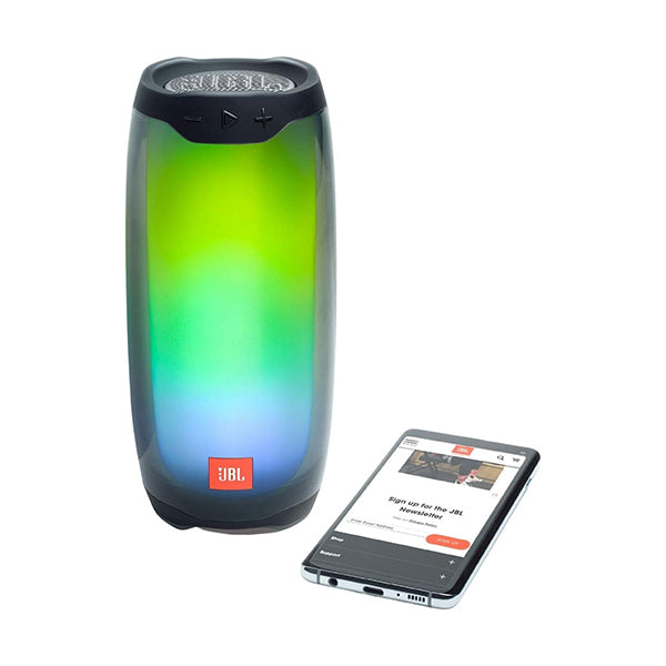 JBL Audio Black / Brand New JBL, Pulse 4 - Waterproof Portable Bluetooth Speaker with Light Show