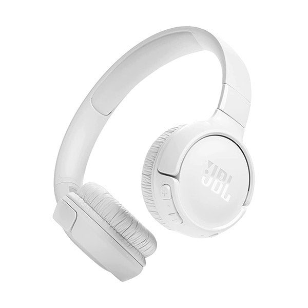 JBL Audio White / Brand New / 1 Year JBL Tune 520BT Wireless On-Ear Headphones Pure Bass Sound, Bluetooth 5.3 and Hands-Free Calls, 57-Hour Battery Life