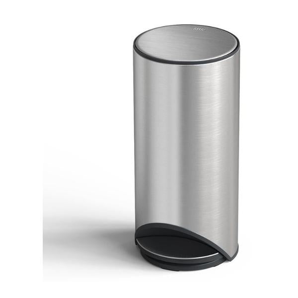 Joseph Joseph Household Supplies Joseph Joseph Arc™ 30L Easy-push Stainless-steel Pedal Bin, 30150